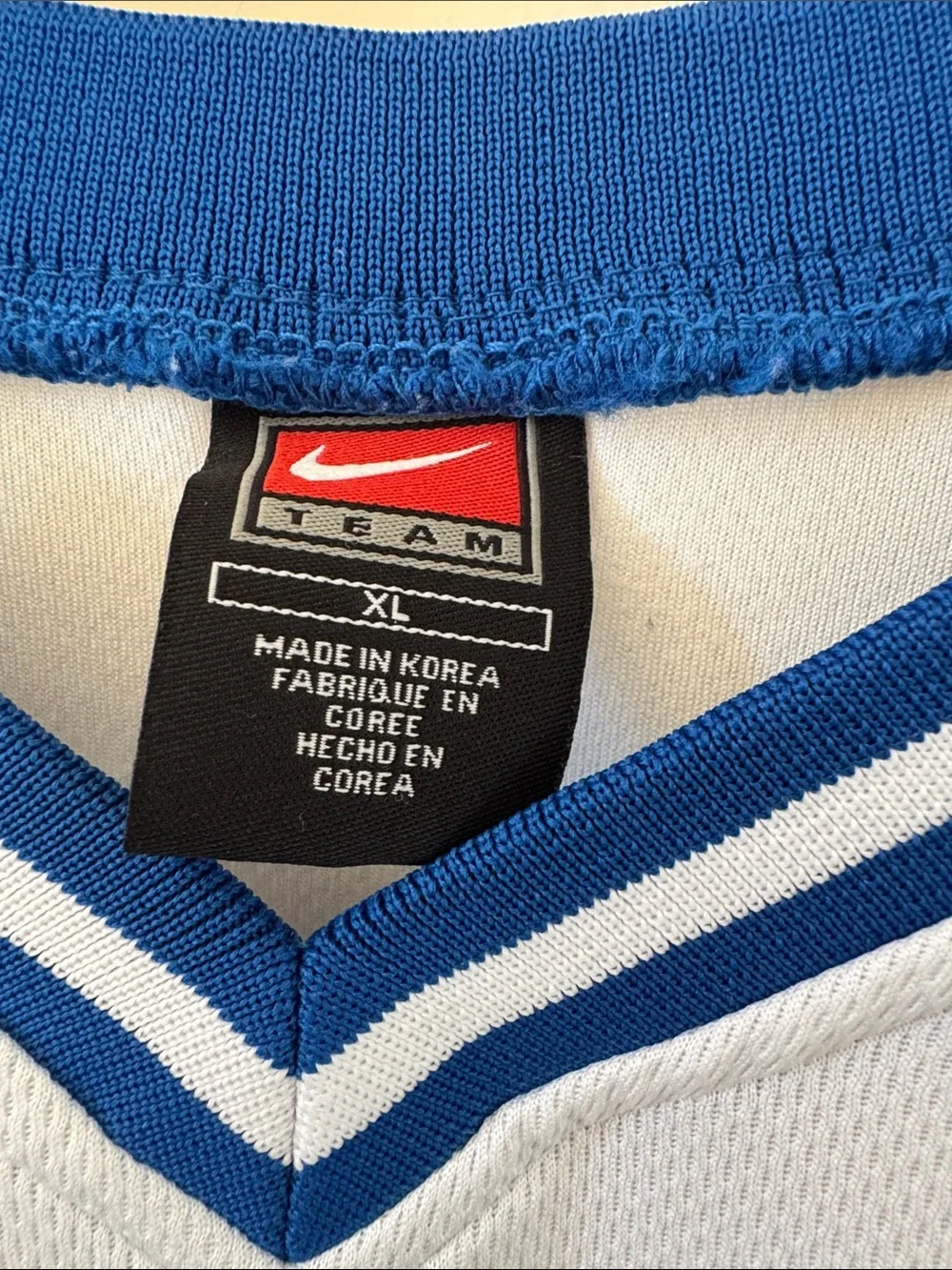 Nike Duke Blue & White Basketball Jersey #21